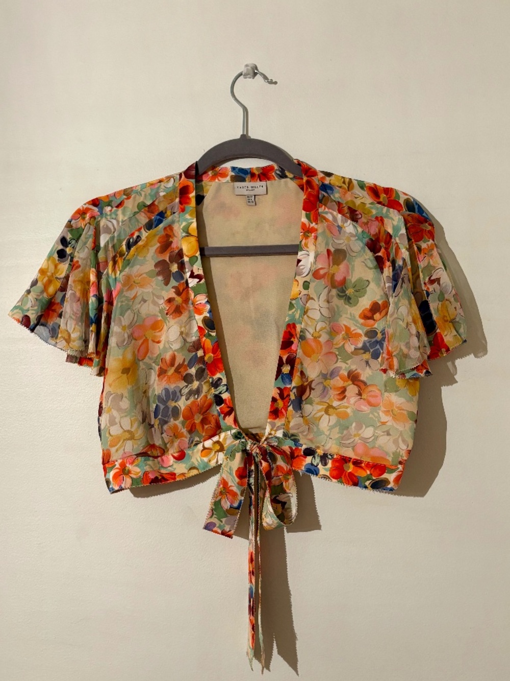 Karen Millen Floral Silk Shrug